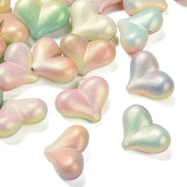 UV Plating & Spray Painted Opaque Acrylic Beads