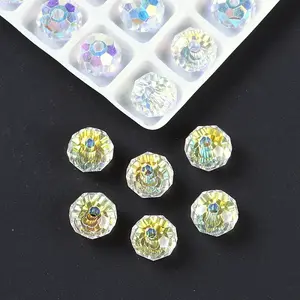 AB Color Plated Glass Beads