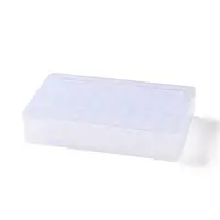 60Pcs Plastic Column Bead Storage Containers
