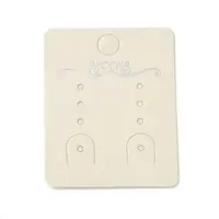 Rectangle Paper Earring Display Cards