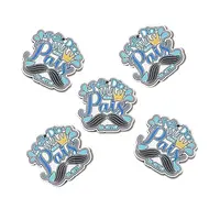 Father's Day Single Face Printed Aspen Wood Pendants