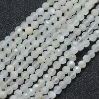 Natural White Moonstone Beads Strands
