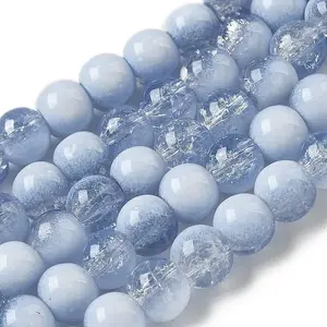 Crackle Glass Beads Strands