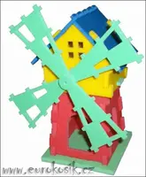 Pěnové puzzle 3d - mlýn