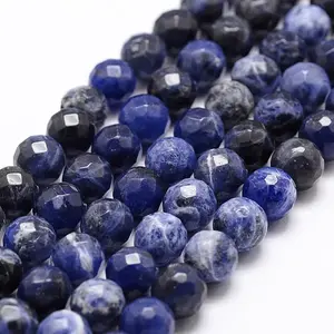 Natural Sodalite Beads Strands