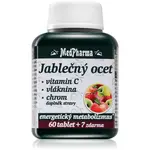 MedPharma Jablkový ocot + vláknina + vitamín C + chróm tablety na podporu metabolizmu 67 tbl