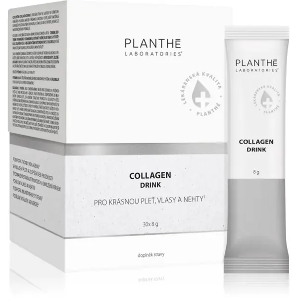 PLANTHÉ Collagen Drink prášok na vypnutie pokožky, pre krásne vlasy a nechty 30x8 g