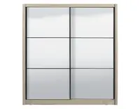 Zrkadlová skriňa s posuvnými dverami debby 215 - dub sivý