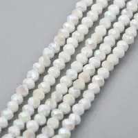 Electroplate Glass Beads Strands