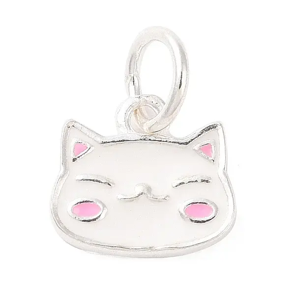Cat Shape 925 Sterling Silver Charms