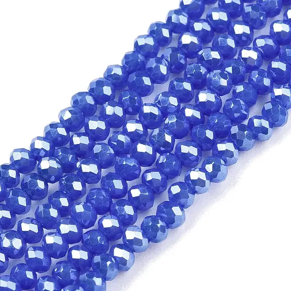 Electroplate Glass Beads Strands