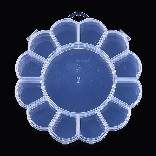 Transparent Plastic Bead Containers