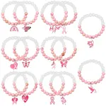 14Pcs Glass Beads Stretch Bracelets for Women