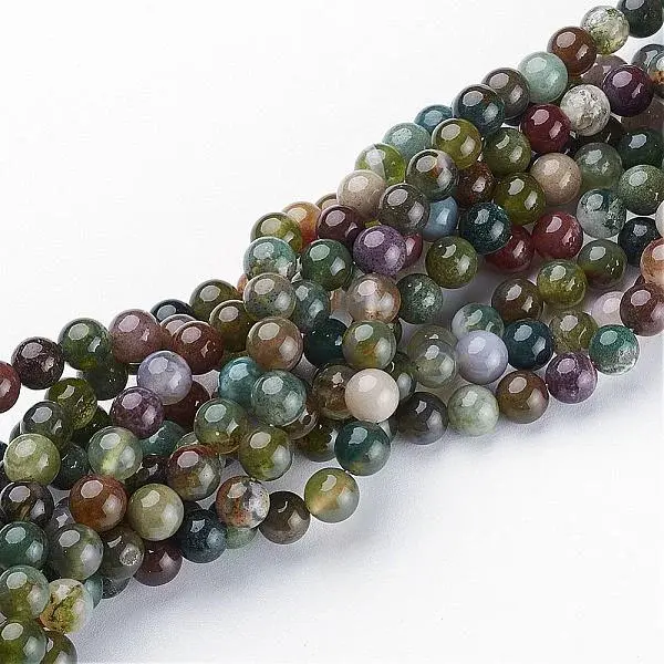 Natural Indian Agate Beads Strands