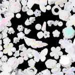 Rainbow Iridescent Plating Acrylic Beads