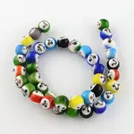 Round Handmade Lampwork Bead Strands