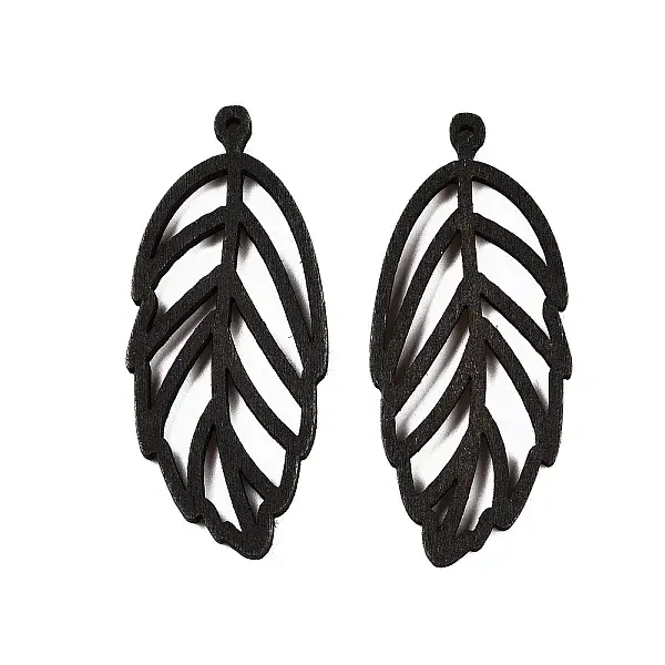 Natural Poplar Wood Big Pendants