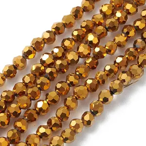 Electroplate Glass Beads Strands