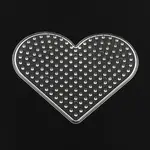 Heart ABC Plastic Pegboards Used for 5x5mm DIY Fuse Bead