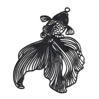 Spray Painted 430 Stainless Steel Big Pendants