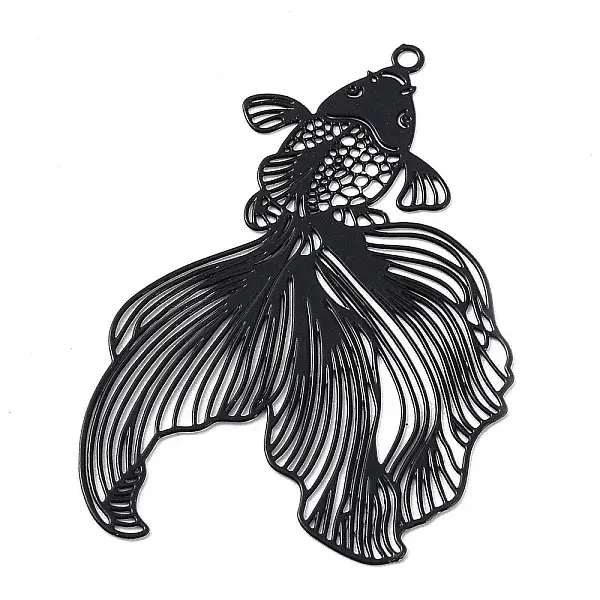 Spray Painted 430 Stainless Steel Big Pendants