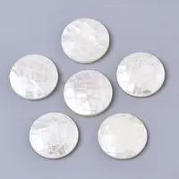 Natural White Shell Mother of Pearl Shell Cabochons