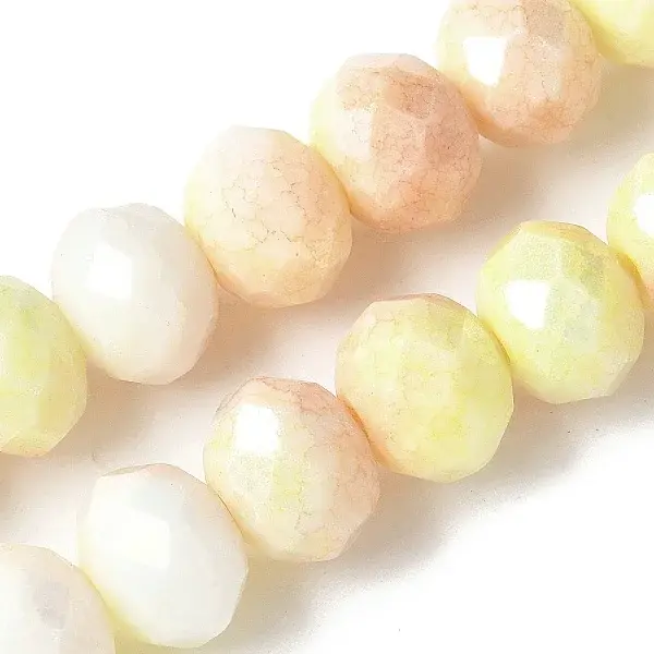 Electroplate Glass Beads Strands