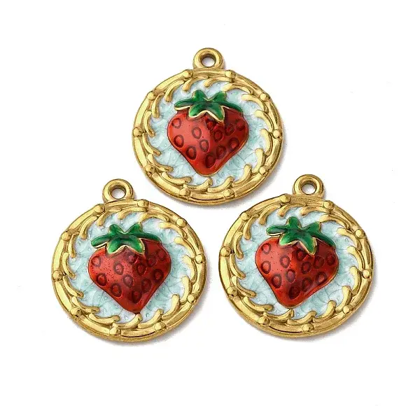 304 Stainless Steel Enamel Pendants