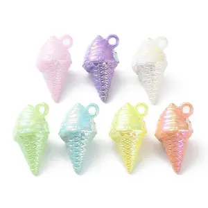 UV Plating Rainbow Iridescent Pendants