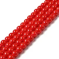 Painted Glass Bead Strands