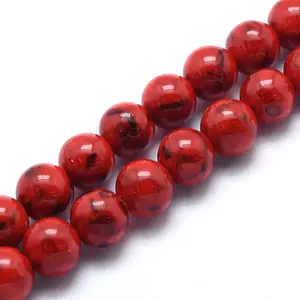 Sea Shell and Synthetic Turquoise Assembled Beads Strands