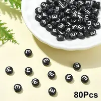 Opaque Acrylic Horizontal Hole Beads