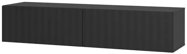 Závěsný tv stolek 154cm i vision - dub černý/černá