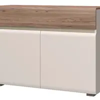 Dvoudveřová komoda artemisia - dub tobacco/béžová