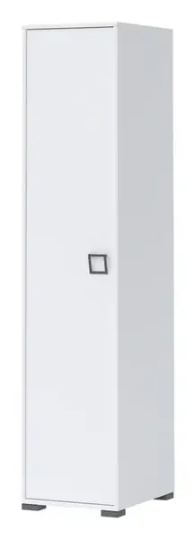 Jednodveřová šatní skříň ii sloane - bílá
