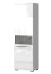 Vysoká vitrína tiana - bílá