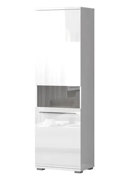 Vysoká vitrína tiana - bílá