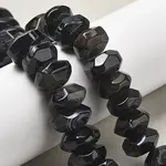 Natural Black Agate Beads Strands