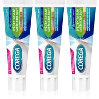 Corega Fresh Extra Strong fixačný krém pre zubnú náhradu 3x40 g