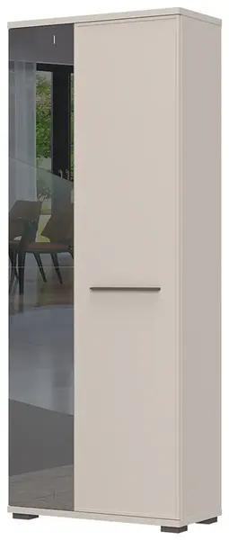 Předsíňová skříň se zrcadlem baptiste - béžová