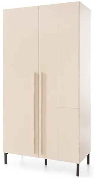 Dvoudveřová šatní skříň raquel - béžová