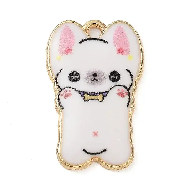 Rack Plating Alloy Enamel Pendants