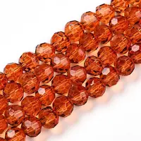 Baking Paint Transparent Glass Beads