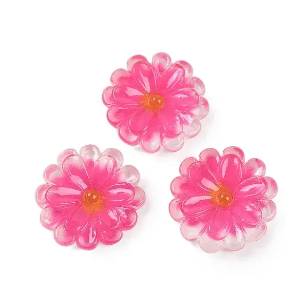 Flower Series Resin Cabochons