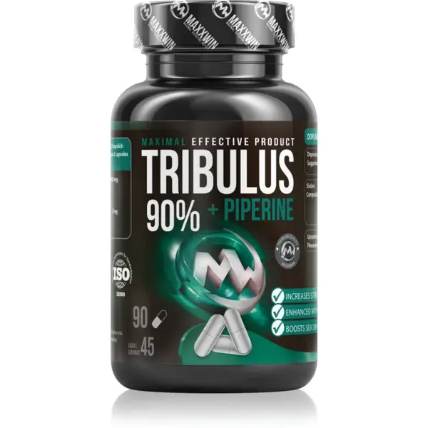 Maxxwin Tribulus 90% Piperine kapsle pro sportovce 90 cps
