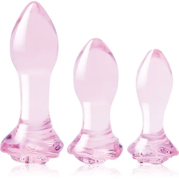 Dream Toys Glaze Glass Rosebud Training Set sada análních kolíků
