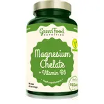 GreenFood Nutrition Magnesium Chelate + Vitamin B6 kapsle pro podporu paměti a koncentrace 90 cps