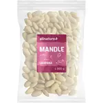 Allnature Mandle loupané jádra loupaná 1000 g