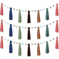 Wool Felt Ball Tassel Garland Banner