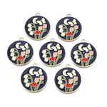 Alloy Enamel Pendants